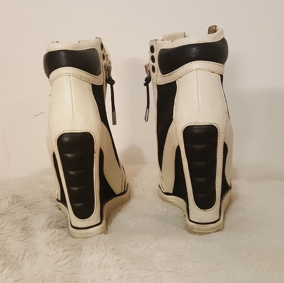 High wedge Sneakers used - Picture 3 of 8